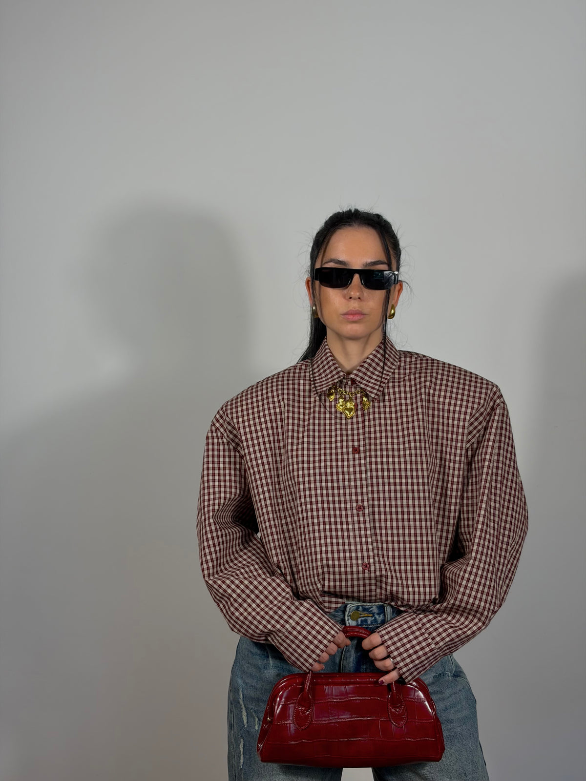 CAMICIA STREET OVER RED