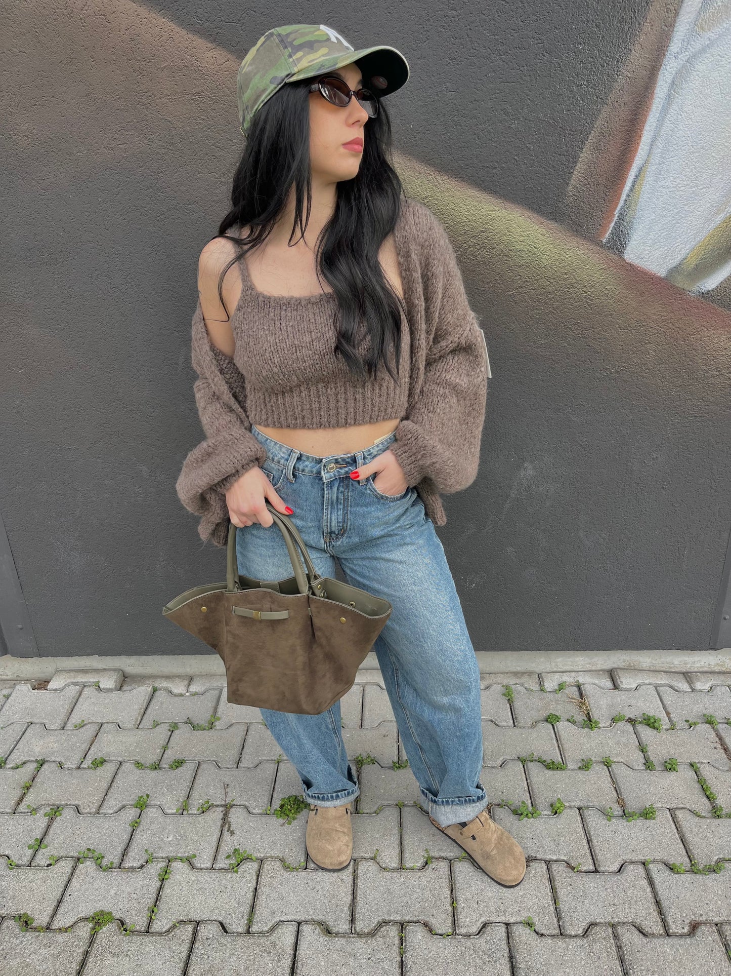 CARDIGAN + TOP