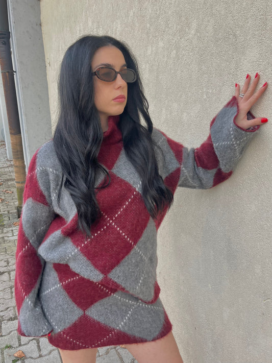 COMPLETO IN LANA MAGLIONE E GONNA