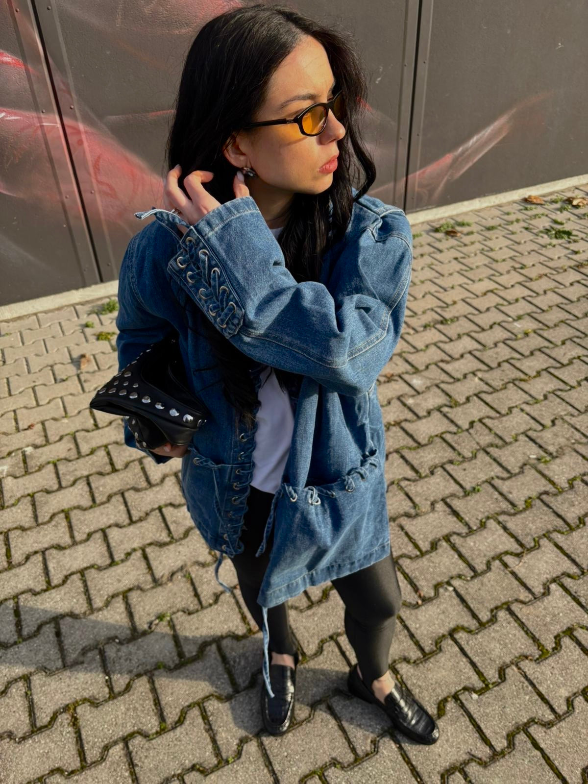 GIACCA INTRECCIO DENIM