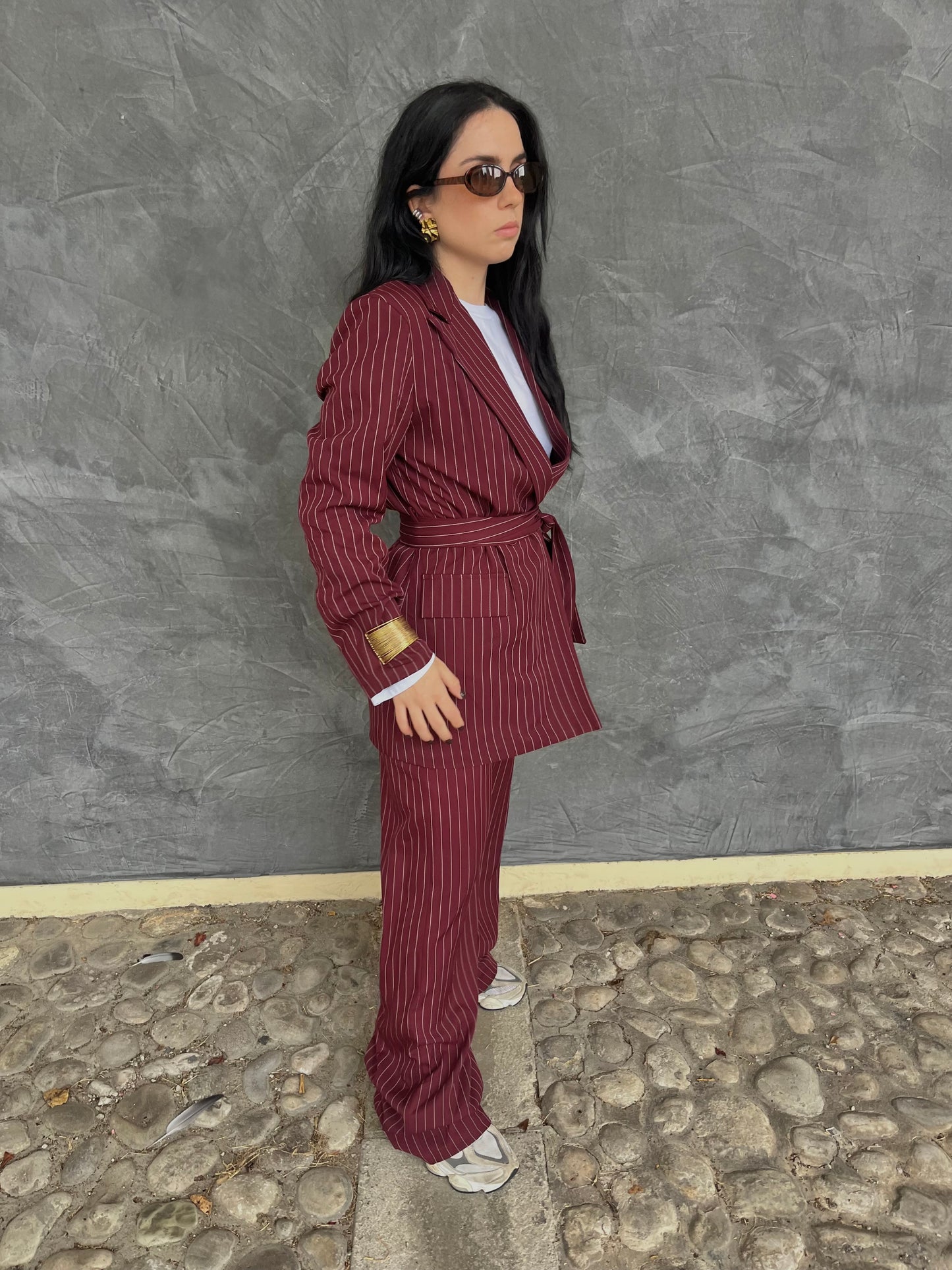 COORDINATO GESSATO BORDEAUX