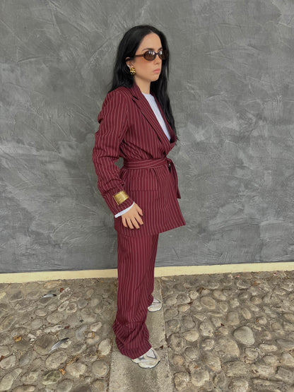 COORDINATO GESSATO BORDEAUX