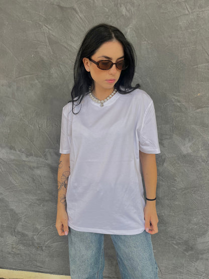 T-SHIRT BASICA BIANCA