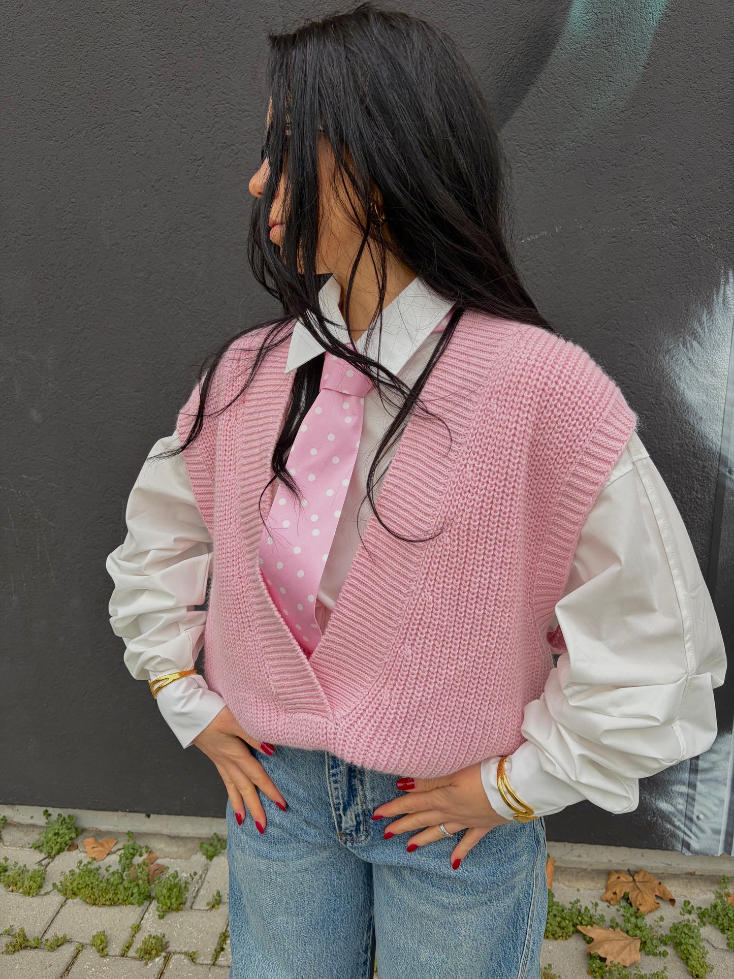 GILET ROSA BY LUMINA