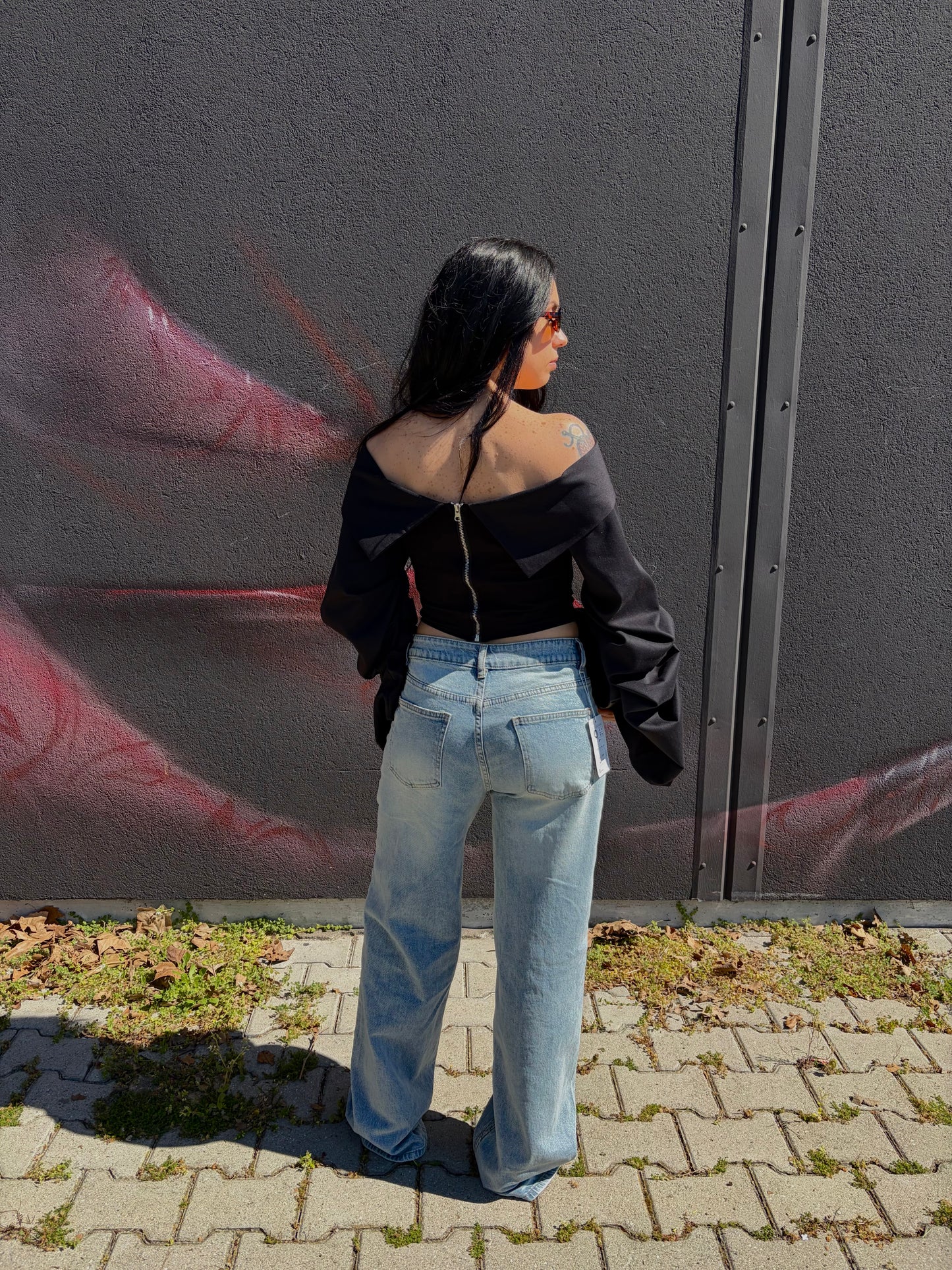 TOP GISELLE NERO