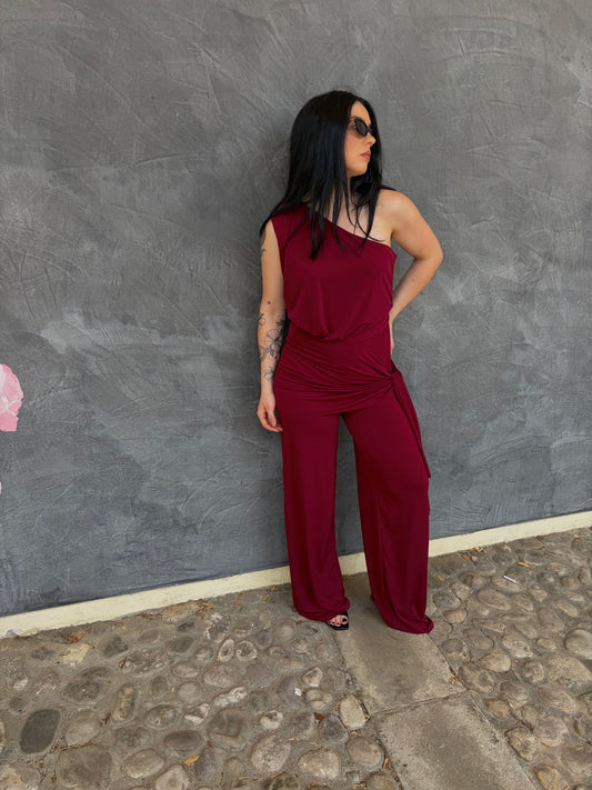 JUMPSUIT BORGOGNA