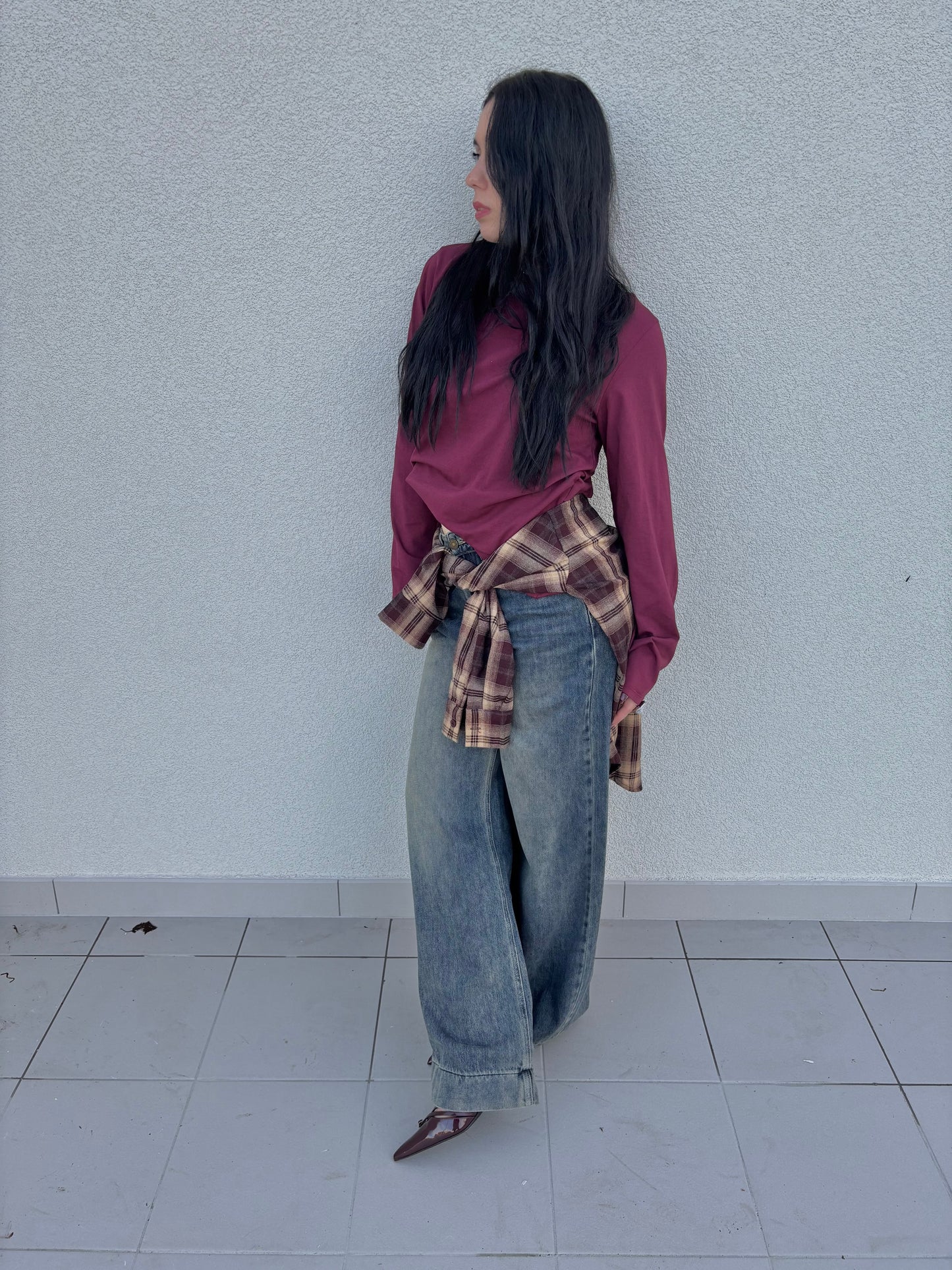 MAGLIA BASICA BORGOGNA