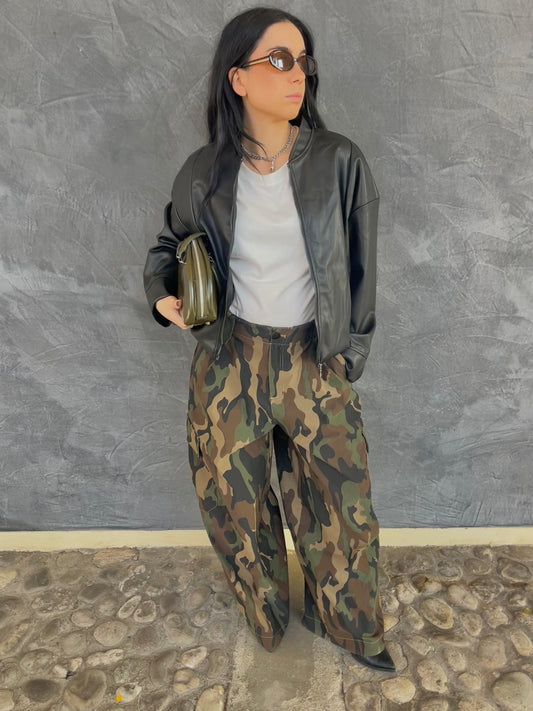 PANTALONE CARGO CAMOUFLAGE