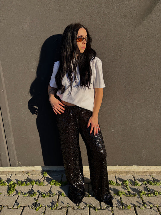 PANTALONI  CON PAILLETTES