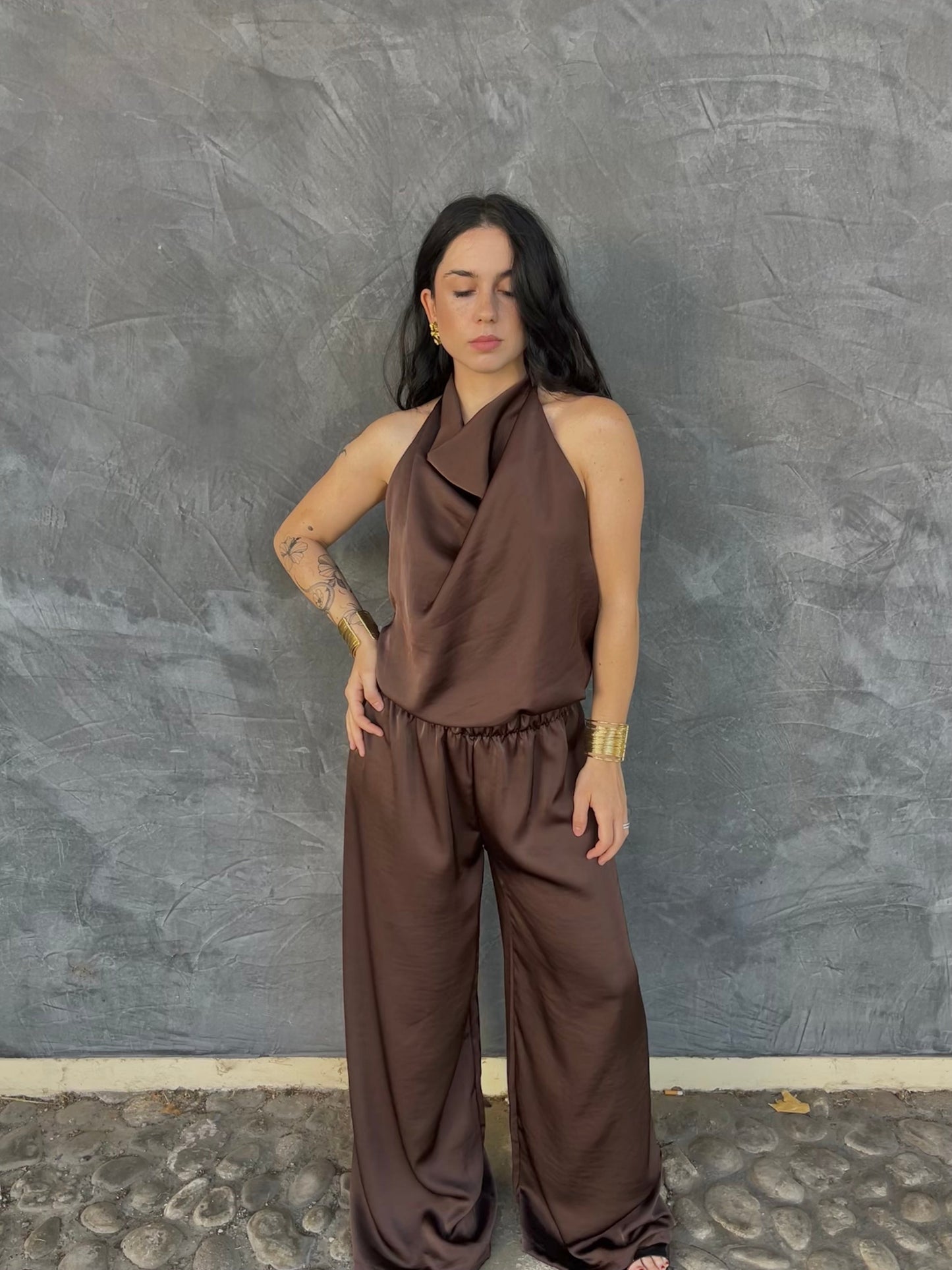 COORDINATO LUCE BROWN