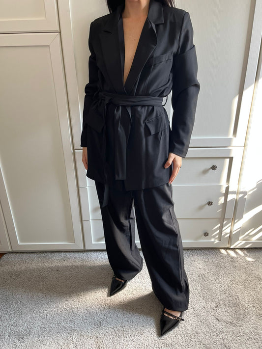 Coordinato kimono nero